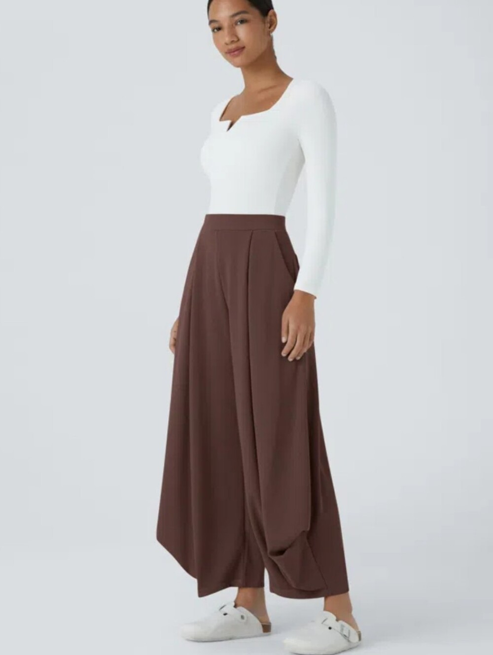 Halara Ribbed Harem Pants Small S New NWT